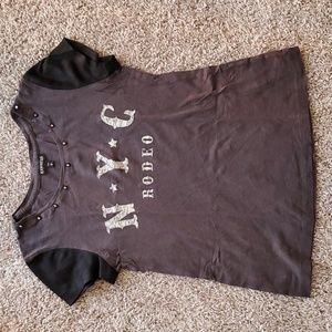 Express NYC Rodeo studded t-shirt